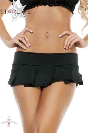 Starline - Pleated Mini Skirt - divasdenau