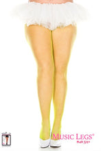 Load image into Gallery viewer, Music Legs - Seamless Fishnet Pantyhose - Plus Size
