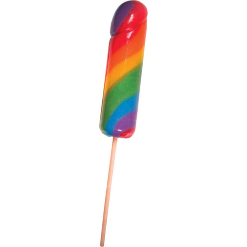 Jumbo Candy Cock Pop - Rainbow