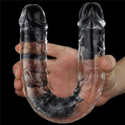 Flawless Clear - Double Dildo 12'' - divasdenau
