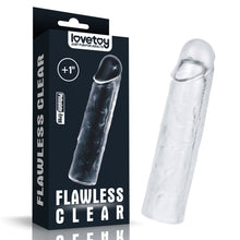 Load image into Gallery viewer, Flawless Clear - Penis Sleeve +1&#39;&#39;
