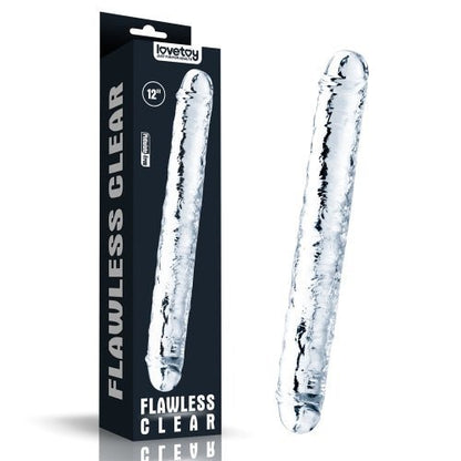 Flawless Clear - Double Dildo 12'' - divasdenau