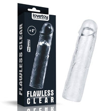 Load image into Gallery viewer, Flawless Clear - Penis Sleeve +2'' - divasdenau