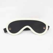 Load image into Gallery viewer, Love in Leather - Glow in the Dark Faux Leather Blindfold