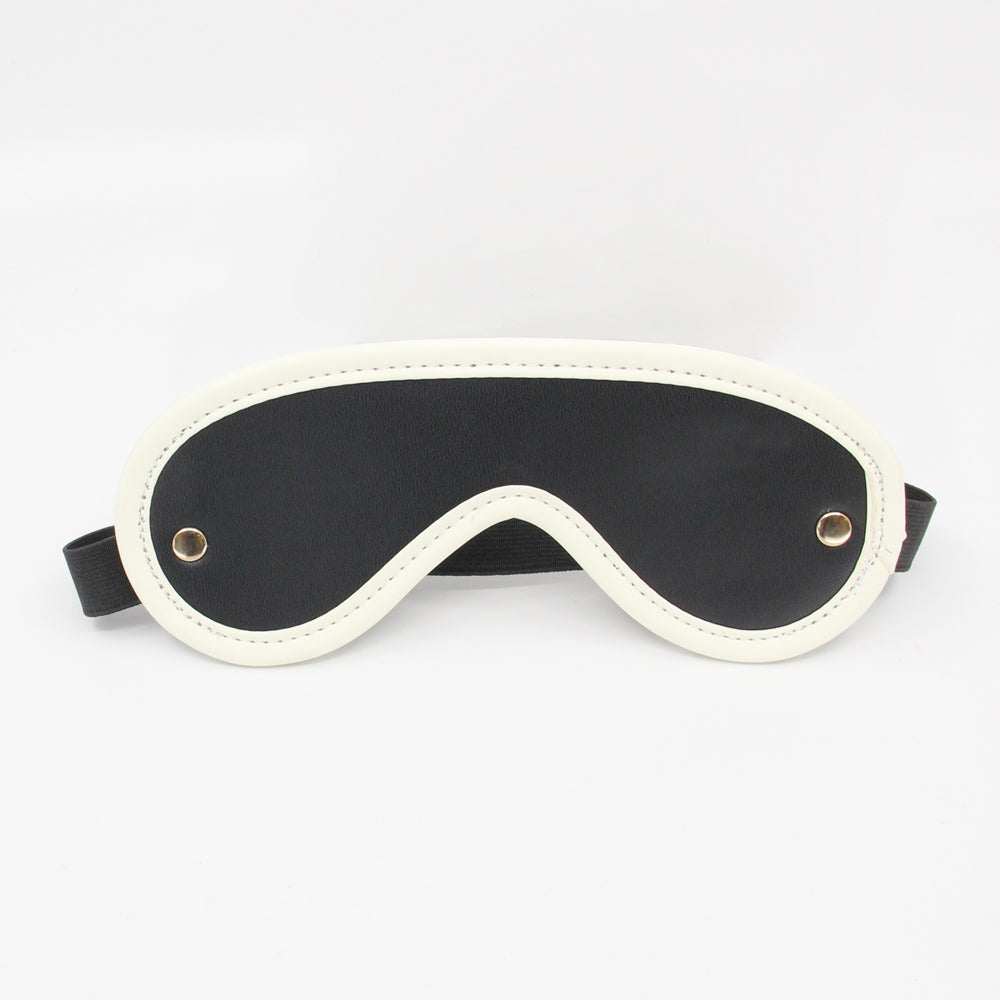 Love in Leather - Glow in the Dark Faux Leather Blindfold