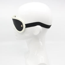 Load image into Gallery viewer, Love in Leather - Glow in the Dark Faux Leather Blindfold