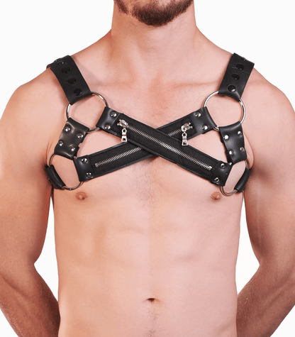 Men's Cross Front Body Brace
