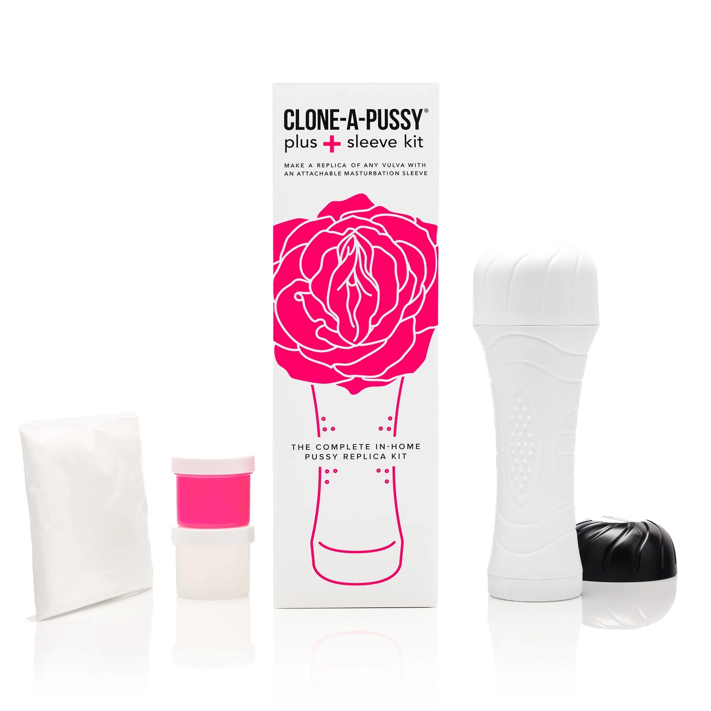 Clone-A-Pussy - Vagina Cloning & Sleeve Kit - Hot Pink - divasdenau
