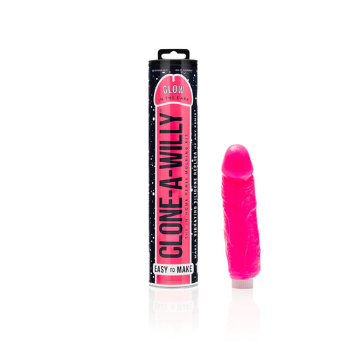 Clone-A-Willy - Glowing Vibrating Penis Cloning Kit - Pink