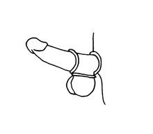 Load image into Gallery viewer, Love in Leather - Stainless Steel Rigid Cock Ring - 50mm