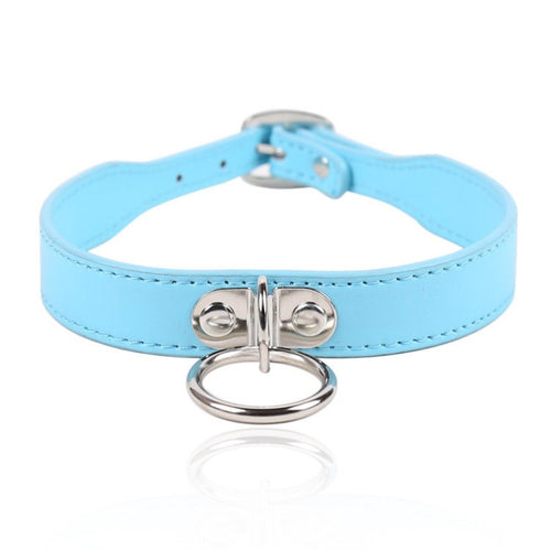 Collar PU Leather with Ring