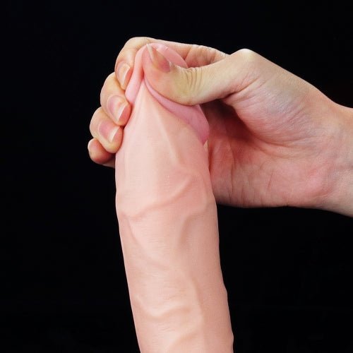 Cumming Softee - 9" Soft Ejaculation Cock w/Balls - divasdenau