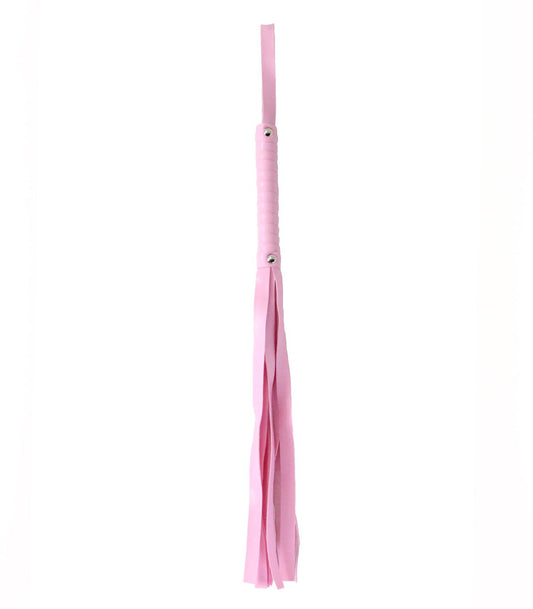 Berlin Baby - PU Leather Whip with Wrist Strap - Pink - divasdenau