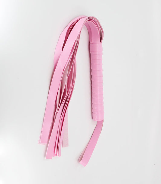 Berlin Baby - PU Leather Whip with Wrist Strap - Pink - divasdenau