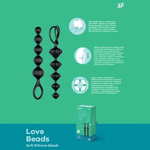 Satisfyer - Love Beads - Black - divasdenau