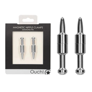 Ouch! - Magnetic Nipple Clamps - Diamond Pin