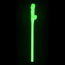 Load image into Gallery viewer, Willy Straws - Glow in the Dark 9 Pack