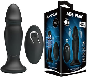 Mr.Play - Powerful Vibrating Anal Plug 4"