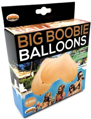Big Boobie Balloons - 6 Pack