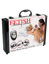 Load image into Gallery viewer, Fetish Fantasy Series - Deluxe Shock Therapy Travel Kit - Black/Silver/White