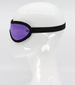 Soft Faux Fur Blindfold - Purple