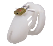 Load image into Gallery viewer, Love in Leather - Cock Cage - Silicone with Interchangeable Rings