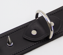 Load image into Gallery viewer, Love in Leather - Long Spiked Leather Collar