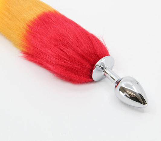 Fox Tail Metal Butt-Plug - Pride Edition - divasdenau