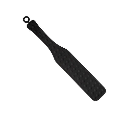 Raised Diamond Silicone Paddle - Black - divasdenau