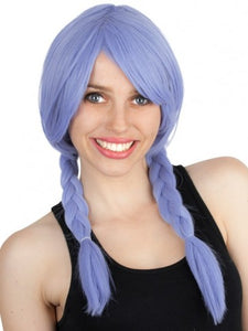 Miranda Lilac Purple Women's Side Plaits Costume Wig