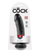 Load image into Gallery viewer, King Cock - 8" Cock - Black - divasdenau