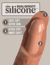 Load image into Gallery viewer, King Cock Elite - Dual Density Silicone Cock -  6" Tan
