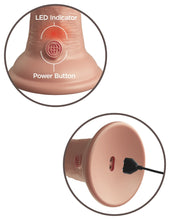 Load image into Gallery viewer, King Cock Elite - Vibrating Dual Density Silicone Cock - 8" - divasdenau