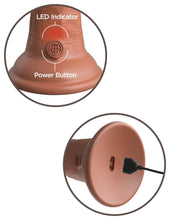 Load image into Gallery viewer, King Cock Elite - Vibrating Dual Density Silicone Cock - 8" - divasdenau