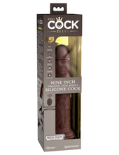 Load image into Gallery viewer, King Cock Elite - Vibrating Dual Density Silicone Cock with Remote - 9"
