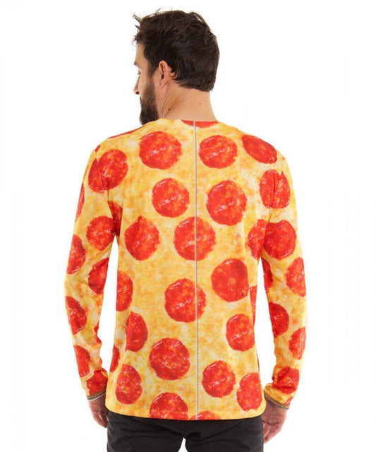 Pizza Suit Long Sleeve Top - divasdenau