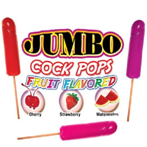 Jumbo Candy Cock Pop - Fruit