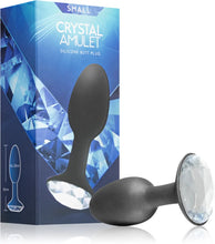 Load image into Gallery viewer, Seven Creations - Crystal Amulet Silicone Buttplug