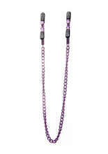 Load image into Gallery viewer, Ouch! - Adjustable Nipple Clamps - Purple
