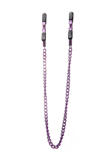 Ouch! - Adjustable Nipple Clamps - Purple