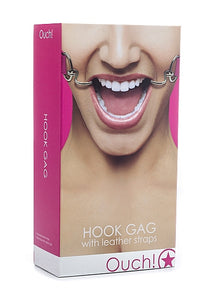 Ouch! - Hook Gag with Leather Straps