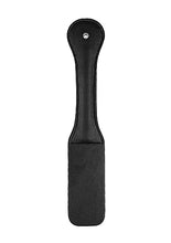 Load image into Gallery viewer, Berlin Baby - Faux Leather Paddle 'Slave' Imprint - Red &amp; Black - divasdenau